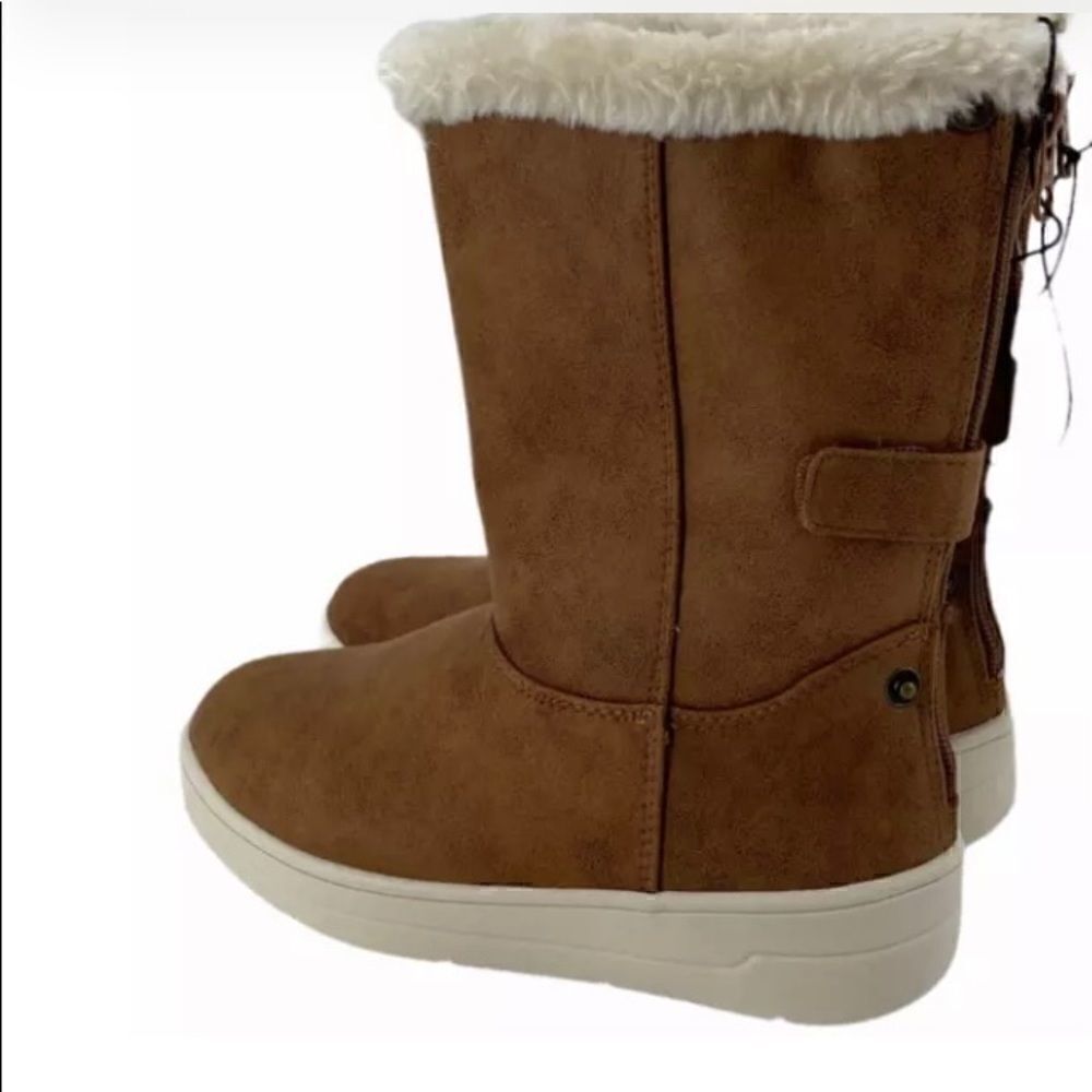 💥Cat & Jack Girl  faux suede shearling Boot -1 - Picture 8 of 11